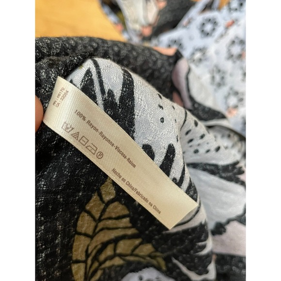 Free People Someone Like You Women's Dress Slip Mini Peplum Hem XS Black Floral - Picture 7 of 7